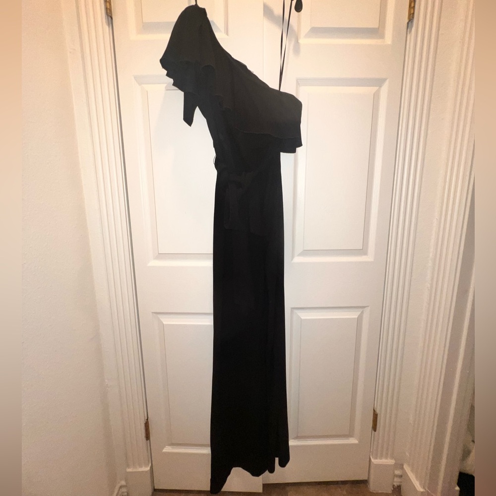 Natori One Shoulder Ruffle Jumpsuit - Picture 5 of 5